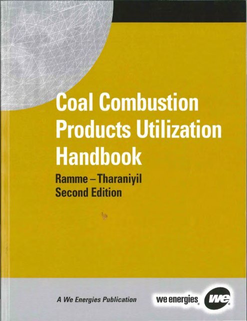 We Energies Coal Combustion Products ... - The White House