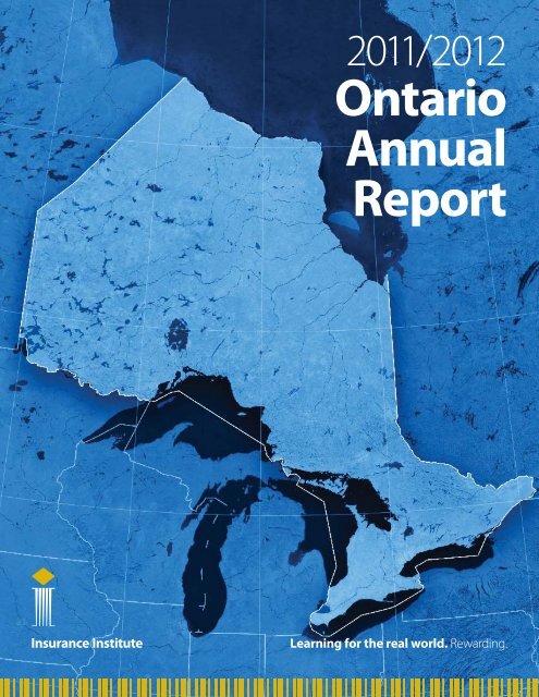 Ontario Annual Report - Insurance Institute of Canada