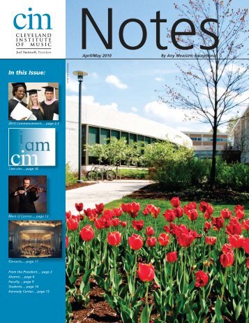 In this Issue: - Cleveland Institute of Music