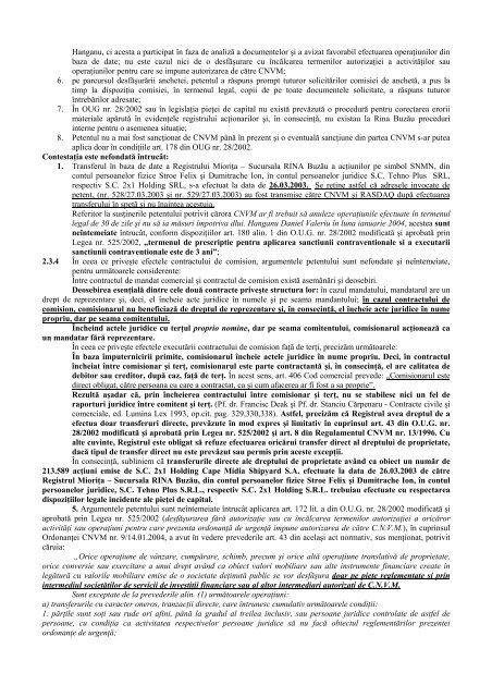 Activitatea COMISIEI Ã®n perioada 16.02.2004 - 20.02.2004 - CNVM