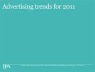 Advertising trends for 2011 - Research-live.com