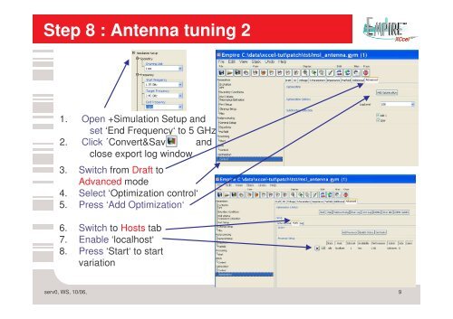 Tutorial: Patch antenna - Empire