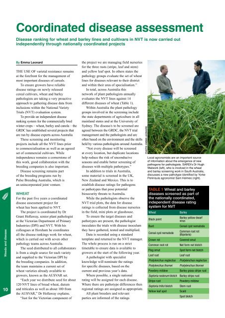 NatioNal variety trials supplemeNt - Grains Research ...