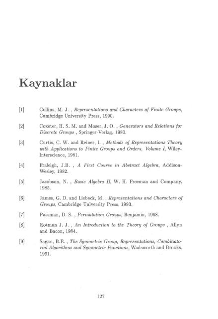 PDF Dosyası - Ankara Üniversitesi Kitaplar Veritabanı