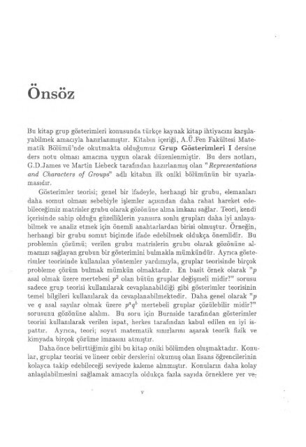 PDF Dosyası - Ankara Üniversitesi Kitaplar Veritabanı