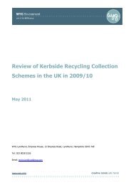 Review of Kerbside Recycling Collection Schemes in the UK ... - Biffa