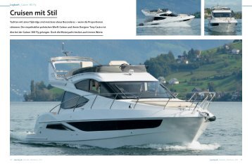 Galeon 380 Fly âCruisen mit Stilâ - boot24.ch