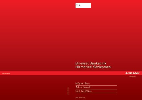 Bireysel Bankacılık Hizmetleri Sözleşmesi