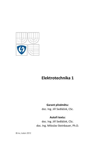 Elektrotechnika 1 - UTEE