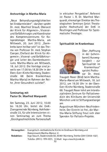 Gemeindebrief Jun-Jul 2012 - Zionsgemeinde