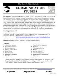 COMMUNICATION STUDIES - Students - Georgia Southern University