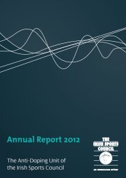 Annual Report 2012 - The Irish Sports Council