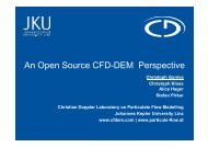 An Open Source CFD-DEM Perspective