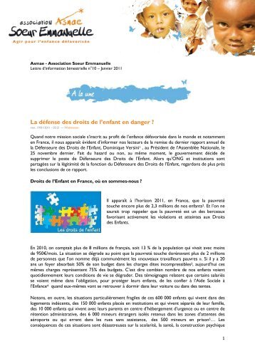 TÃ©lÃ©charger la newsletter - Asmae