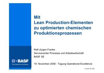 Mit Lean Production-Elementen zu optimierten ... - Refa-chemie.de