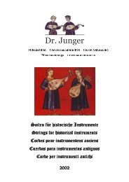 dr. junger saiten für klassische gitarre - Musiksaiten Dr. Junger