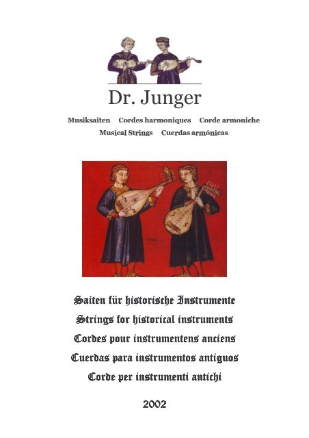 dr. junger saiten für klassische gitarre - Musiksaiten Dr. Junger