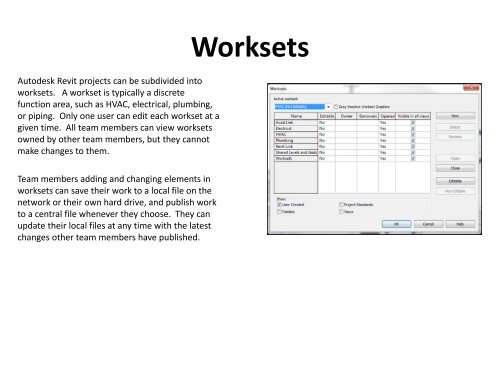 Worksets in Revit MEP.pdf - BIM Wiki