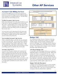 Other AP Services Product Sheet - Innovative Systems