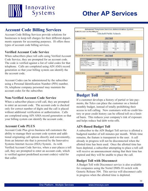 Other AP Services Product Sheet - Innovative Systems