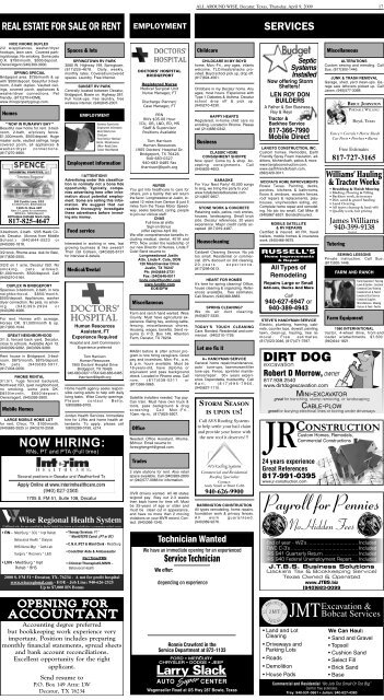 BRIDGEPORT - Wise County Messenger