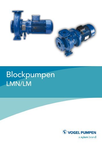 Blockpumpen - Pumpenfabrik Ernst Vogel