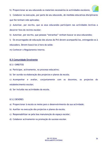 O Regulamento Interno ÃƒÂ© um documento que contÃƒÂ©m um conjunto ...