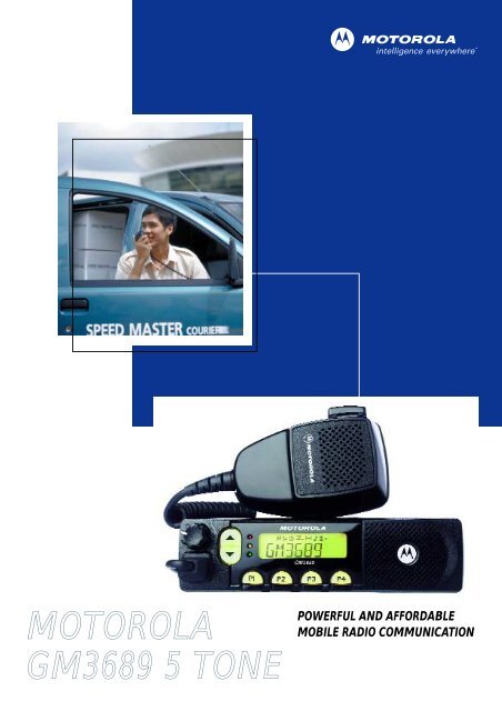 MOTOROLA GM3689 5 TONE - Motorola Solutions