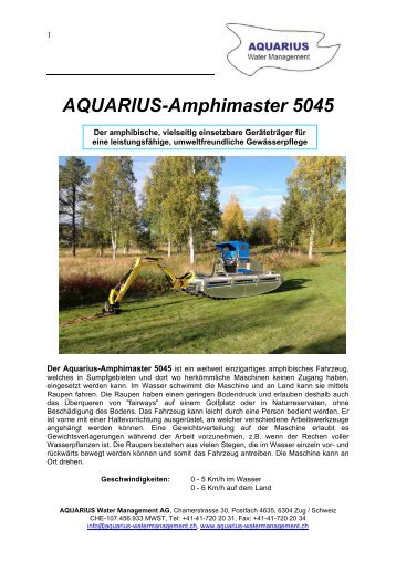 C-Prospekt Amphimaster 5045 deutsch - Aquarius Watermanagement