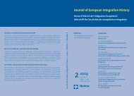 Journal of European Integration History - The European Union ...