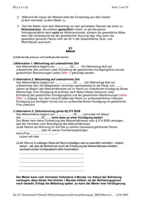 Mietvertrag/Einfamilienhaus - CS-Hausverwaltung