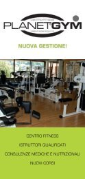 Depliant Palestra Planet Gym - Moena - Val di Fassa