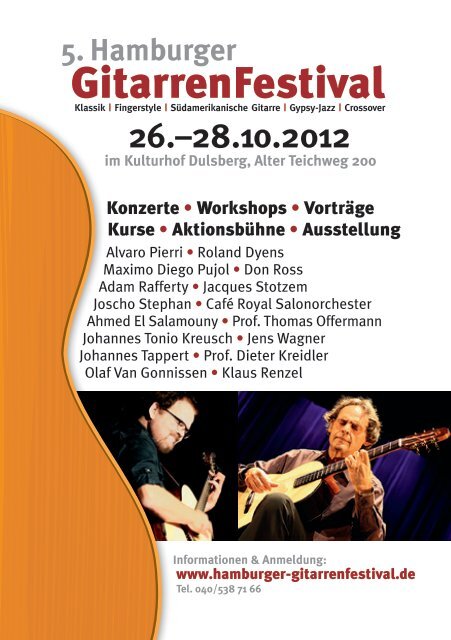 Acoustic Music Books - Hamburger Gitarrenfestival