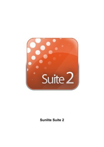 Sunlite Suite 2 - giáo trình