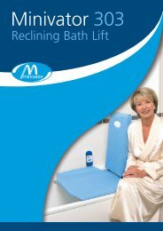 Minivator bath lift