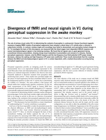 Maier et al. 2008 - UNIC, CNRS