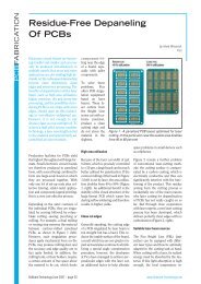 Residue-Free Depaneling Of PCBs - OnBoard Technology