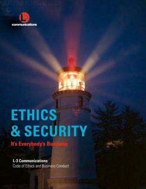 ETHICS & SECURITY - L-3 Communications
