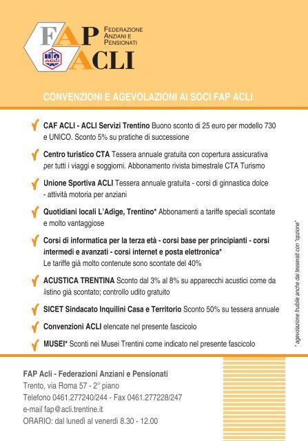 Vedi fascicolo OpportunitÃ  Commerciali - ACLI Trentine