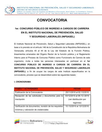 CONVOCATORIA