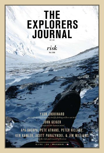 the explorers journal - The Explorers Club