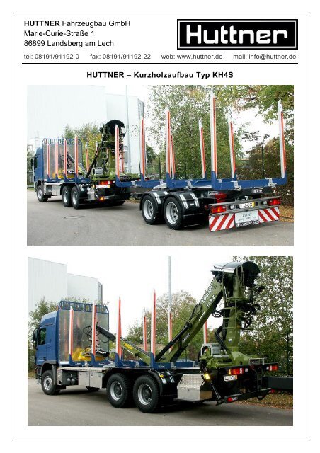 KH4S - Huttner Fahrzeugbau GmbH