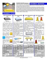 Pavement markers Page 9 - US Reflector