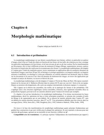 Morphologie mathÃ©matique