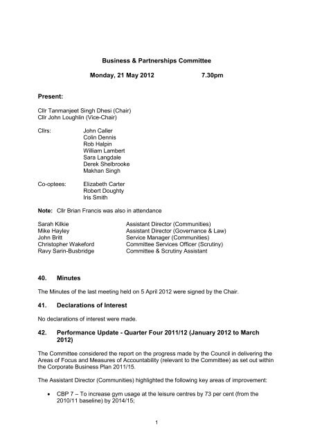 Minutes PDF 56 KB - Gravesham Borough Council