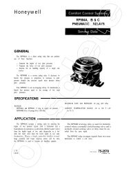 75-2578 - RP904A,B & C Pneumatic Relays