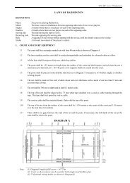 Badminton Bylaws of