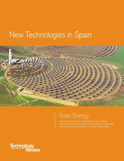 New Technologies in Spain - Technology Review