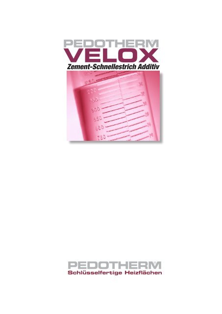 velox - Pedotherm GmbH