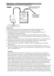 Vollmanual Sauerstoffgerät EDS-D1